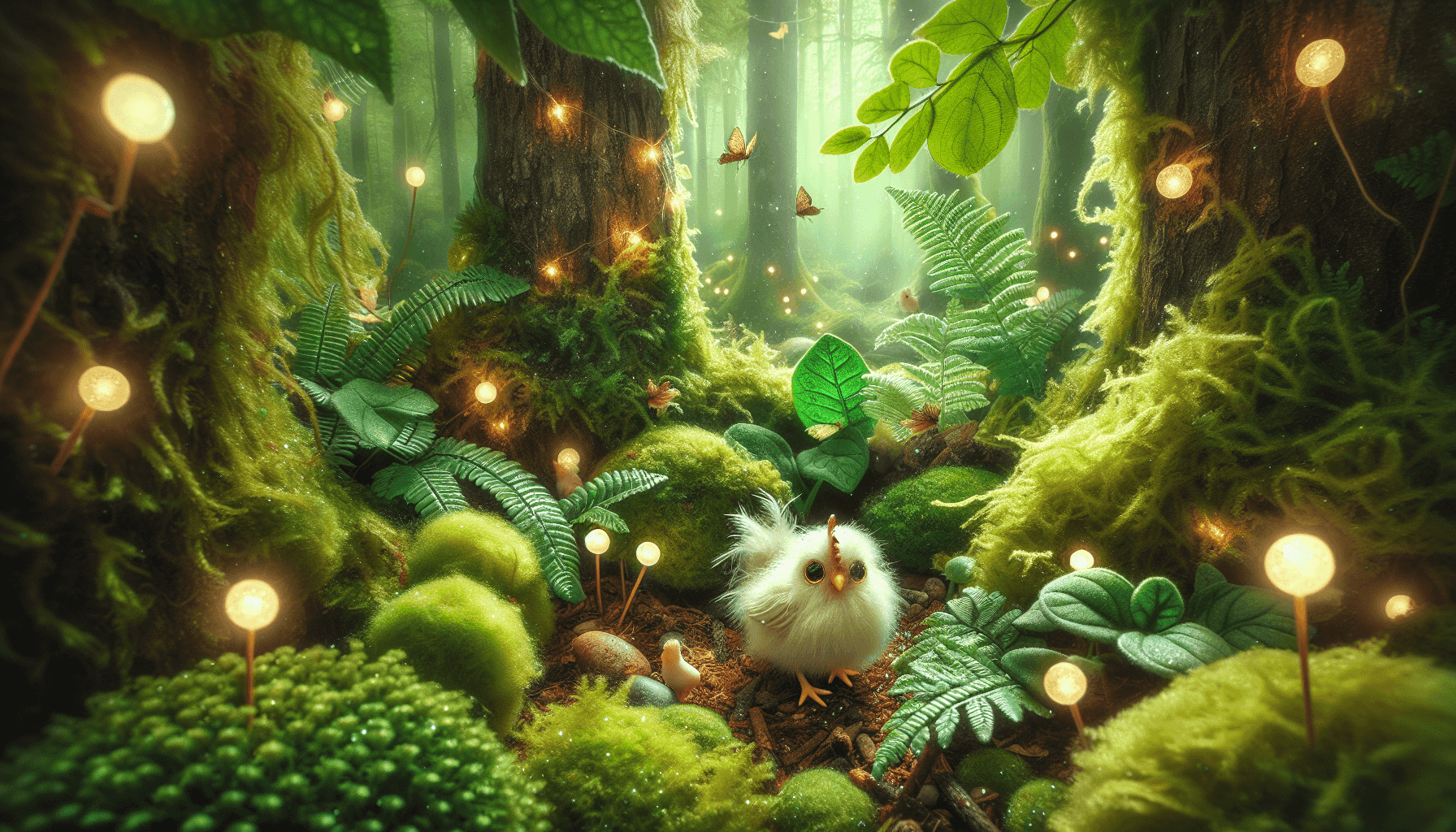 Dream Hen in a magical forest